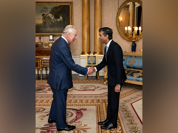 New UK PM Rishi Sunak meets King Charles III.