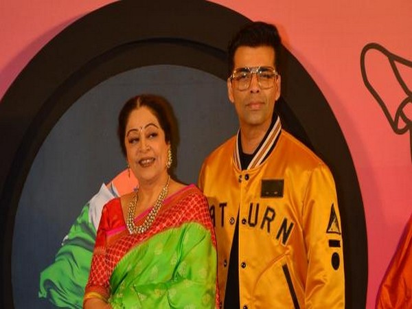 Kirron Kher and Karan Johar (Image source: Instagram)