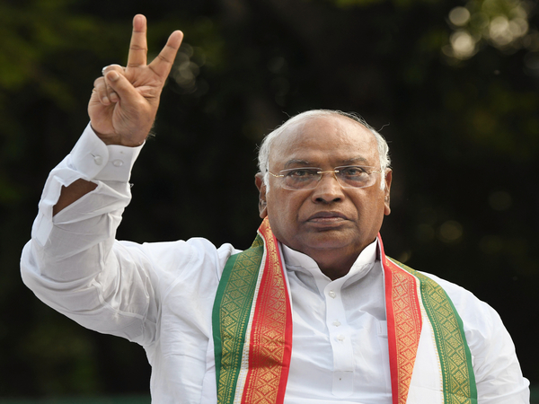 Newly elected Congress president Mallikarjun Kharge (Photo:ANI)