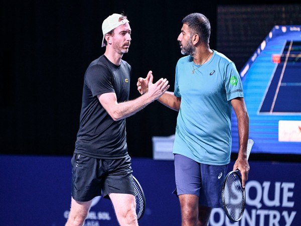 Matwe Middelkoop and Rohan Bopanna (Photo: Matwe Middelkoop/ Twitter)