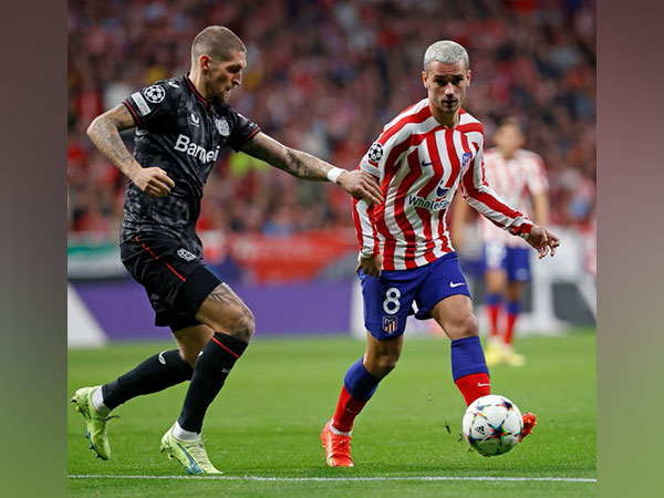 Atletico Madrid and Bayer Leverkusen player in action (Photo: Atletico Madrid/ Twitter)
