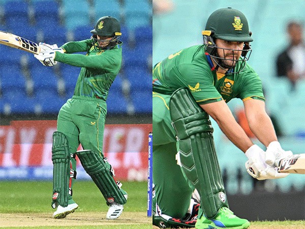 Quinton de Kock and Rilee Rossouw. (Photo- ICC Twitter)