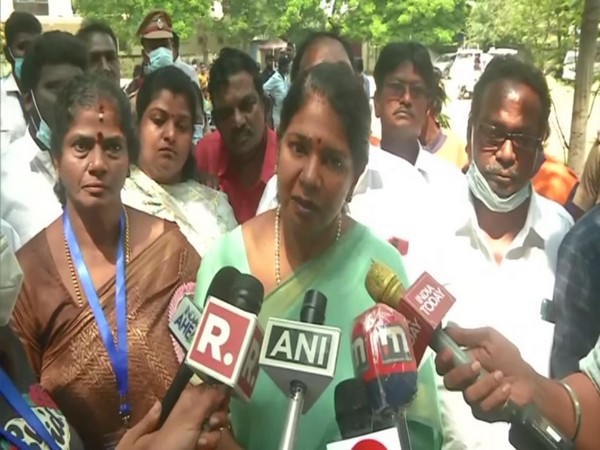 DMK leader Kanimozhi (Photo/ANI) 