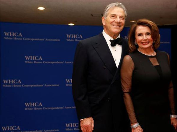 US House Speaker Nancy Pelosi with husband Paul Pelosi (Photo Credit: Reuters)