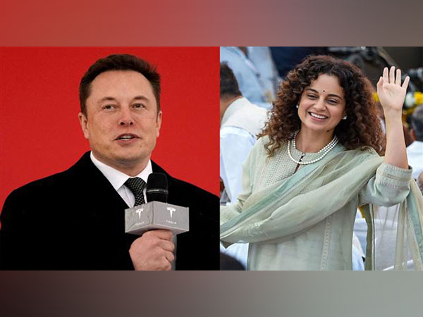 Kangana Ranaut and Elon Musk (Image source: Twitter)