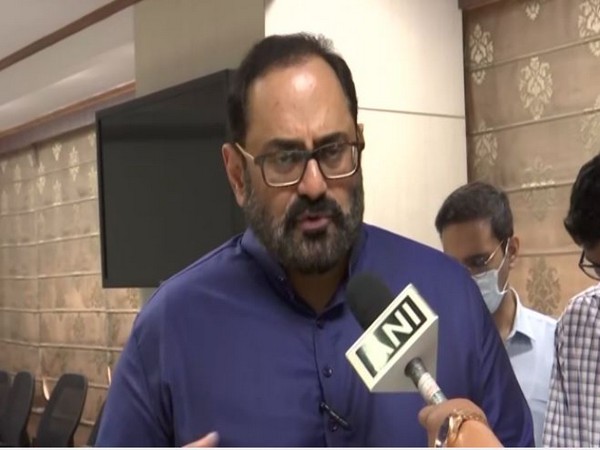 Rajeev Chandrasekhar, Union Minister of State for Electronics and Technology (ANI Photo)