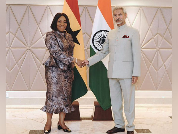 EAM S Jaishankar with Ghana's Foreign Minister Shirley A Botchwey .