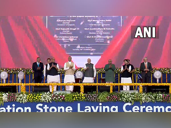 Prime Minister Narendra Modi in Vadodara (Photo/ANI)