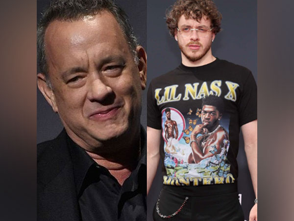 Tom Hanks and Jack Harlow (Image source: Twitter)