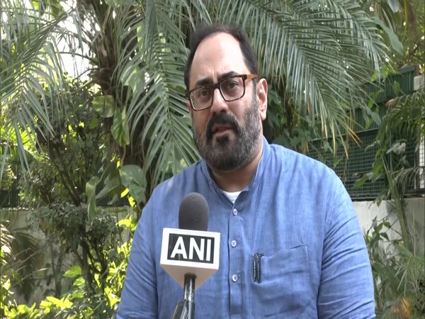 Union Minister of State for Electronics and Information Technology Rajeev Chandrasekhar (Photo:ANI)