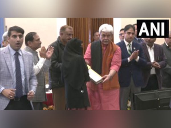 Jammu and Kashmir LG Manoj Sinha (Photo/ANI)