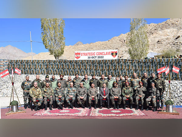 Visual of strategic conclave in Srinagar, Jammu and Kashmir (Photo/ANI) 