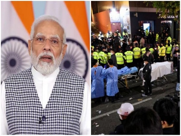 Prime Minister Narendra Modi expresses deep condolences over South Korea Halloween Stampede.