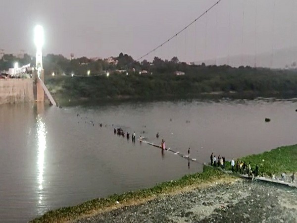 Visual after Morbi bridge collapse (Photo /ANI)
