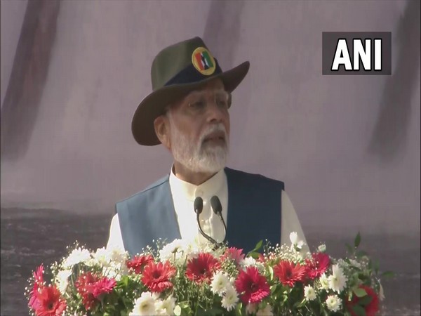 Prime Minister Narendra Modi in Gujarat's Ekta Nagar (Photo/ANI)