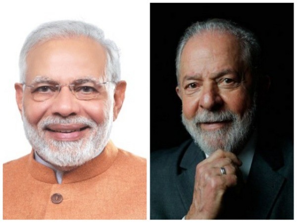 PM Narendra Modi and Lula da Silva, Brazil's new President. 