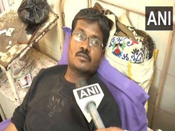 Ashwin Mehra, a survivor of the Gujarat Morbi bridge tragedy. (ANI/photo)