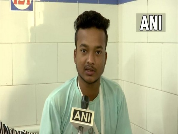 Naim Sheikh, a survivor of Morbi bridge collapse (Photo/ANI)