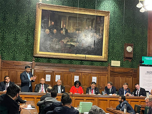 India (Trade & Investment) APPG held its inaugural meeting today at Parliament. (Photo Credit - Twitter/India in UK)