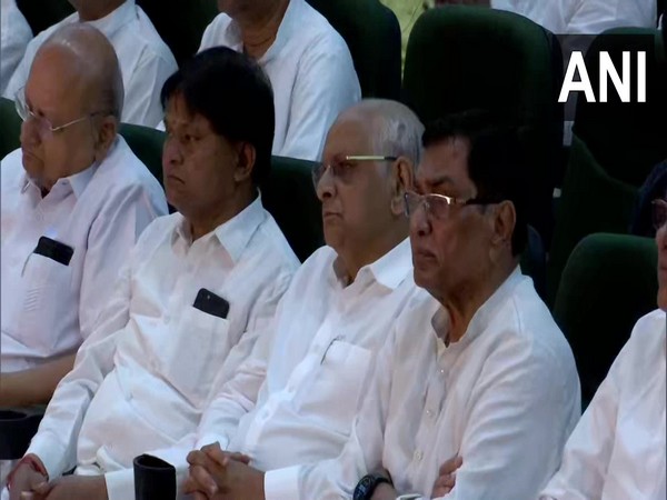 Gujarat CM Bhupendra Patel at statewide mourning of the Morbi bridge collapse deceased (Photo/ANI)