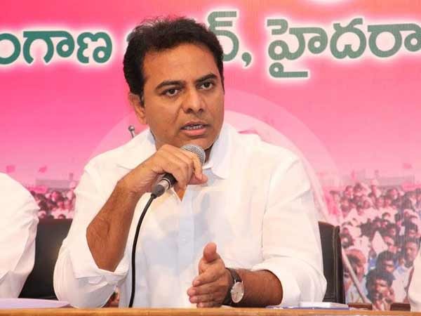 Telangana Minister KT Rama Rao (File Photo/ANI)