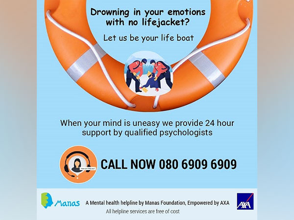 AXA Mental Health Helpline Graphic   
