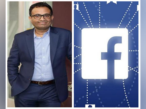 Ajit Mohan and Facebook Logo (Source: Twitter)