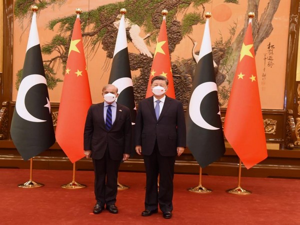 Pakistan PM Shehbaz Sharif meets Chinese President Xi Jinping in Beijing. (Photo Credit - Twitter/PML-N)