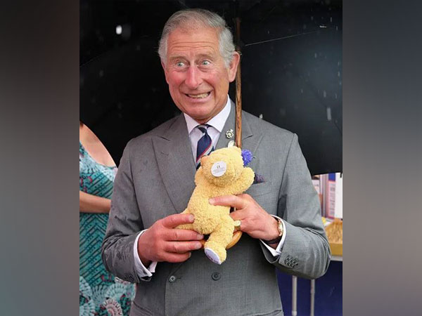 King Charles with a teddy bear (Image Source: Twitter)