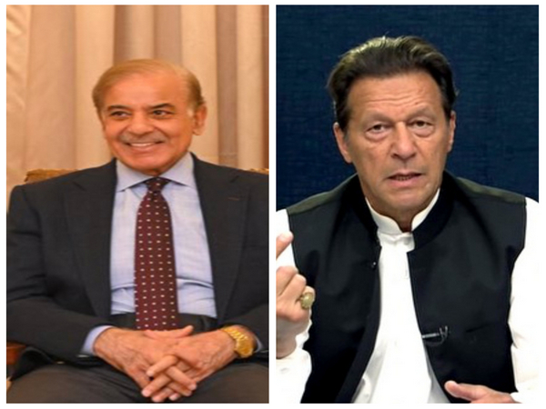 Pakistan Prime Minister Shehbaz Sharif and former PM Imran Khan