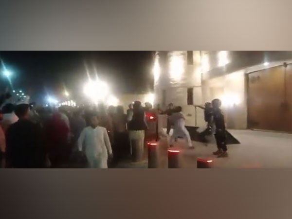 Protests in front of Pakistan's Peshawar corps commander house (Photo Credit: PTI)