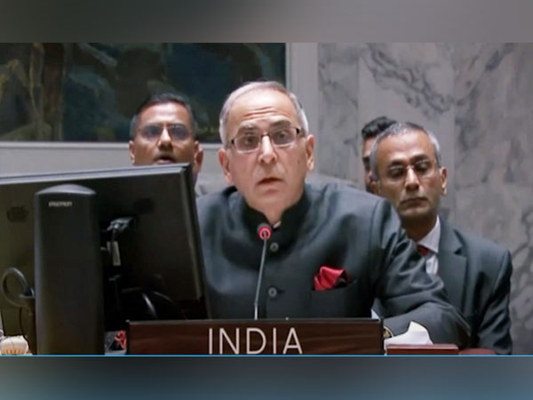 Foreifn Secretary Vinay Kwatra at UNSC briefing in New York. 