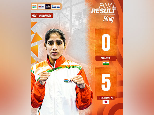 Indian boxer Savita (Photo: Twitter@BFI_official)