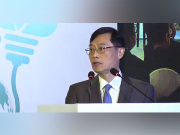 Taiwan's Deputy Economic Minister Chen Chern-chyi at FICCI India -Taiwan Industrial Collaboration Summit in Delhi. 