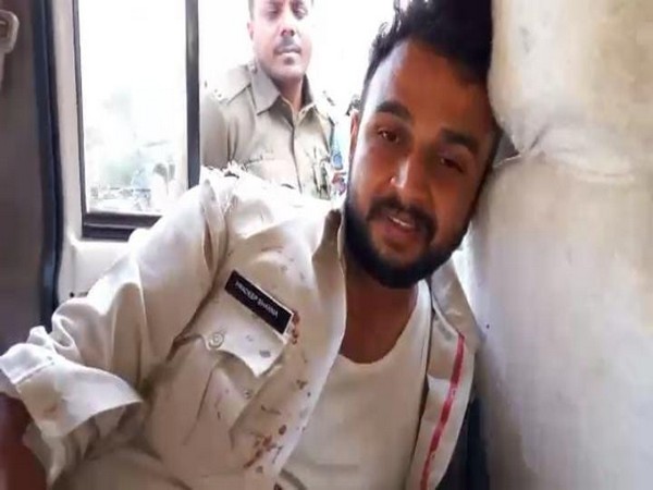 Injured forest official Pradeep Sharma (Photo/ANI)