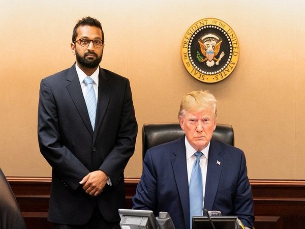 Former US President Donald Trump with his adviser Kash Patel (Image Credit: Twitter/Tomi Ahonen)