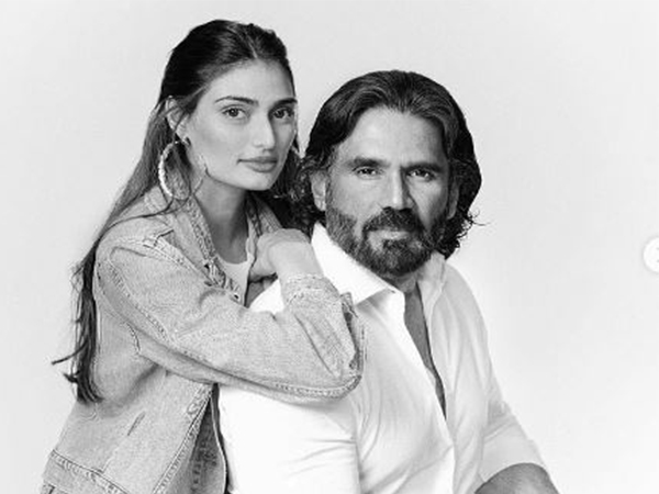Athiya Shetty with her father Suniel Shetty (Image source: Instagram)