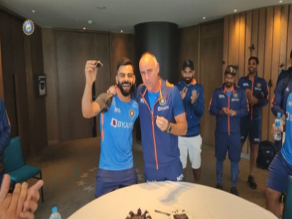 Virat Kohli and Paddy Upton. (Photo- BCCI Twitter)