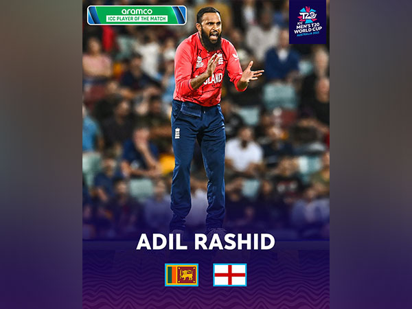 Adil Rashid. (Photo- ICC Twitter)