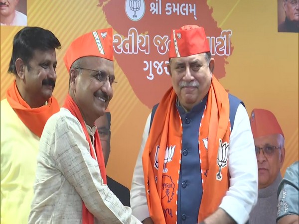 HImanshu Vyas joined BJP hours after quitting Congress (Photo/ANI)