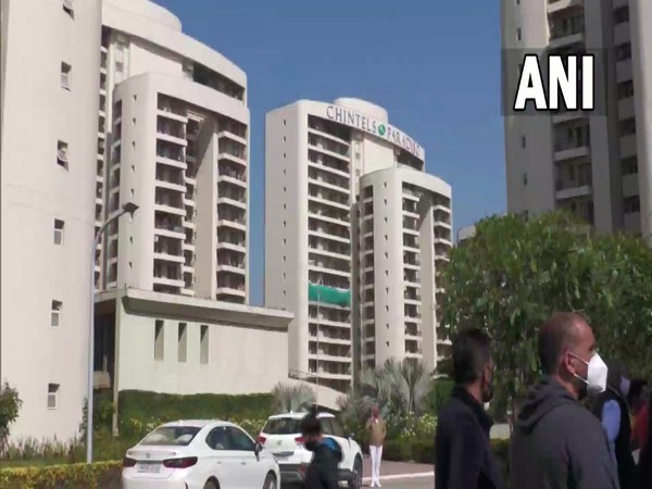 Visuals outside Chintels Paradiso Society, Gurugram (Photo/ANI)