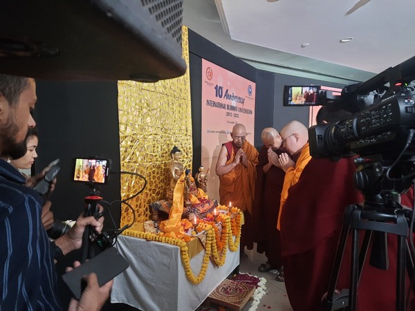 Visual from the event held by International Buddhist Confederation (Photo/ANI)