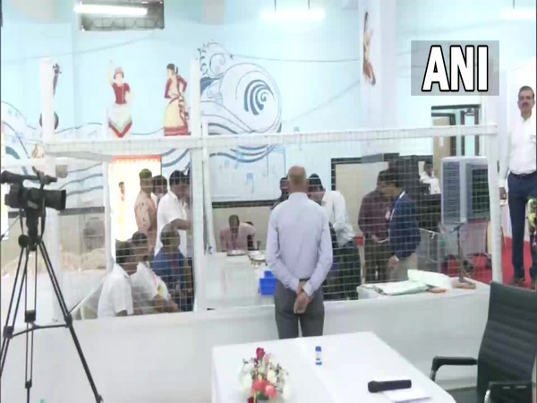 Visual from the vote counting centre in Maharashtra (Photo/ANI)