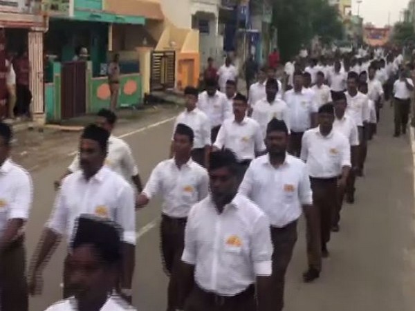 RSS holds rally in Cuddalore (Photo/ANI)