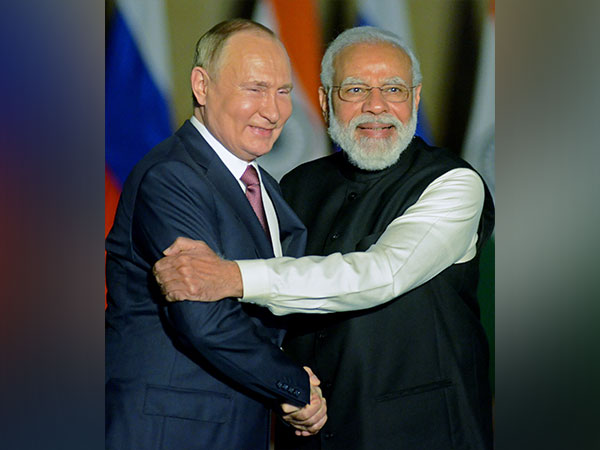 Prime Minister Narendra Modi and Russian President Vladimir Putin (Photo/ANI)