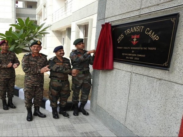 Lt Gen Upendra Dwivedi inaugurated transit facility in New Delhi (Photo: Northern Commander Twitter)