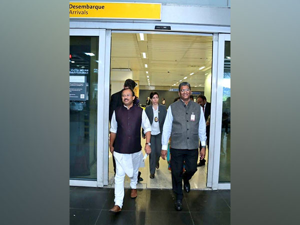 MoS V Muraleedharan arrives at Sao Paulo, Brazil.  (Photo Credit - Twitter)