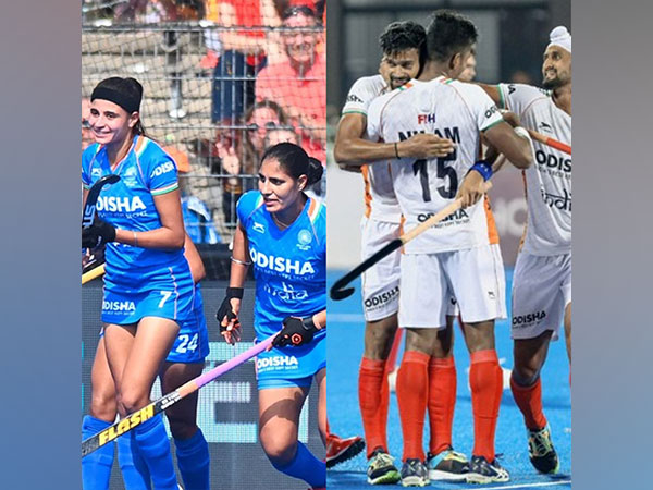 Indian women's and men Hockey team (Photo: HI Media)