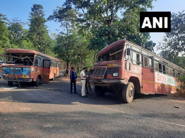 Bus accident in Maharashtra's Palghar (Photo/ANI)