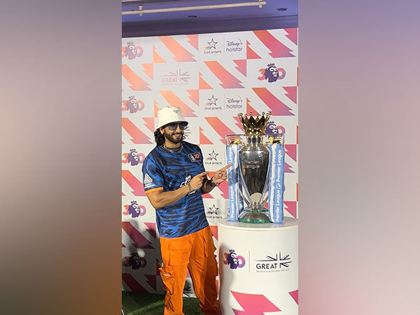 Ranveer Singh, the Premier League brand ambassador. (Photo- Premier League)